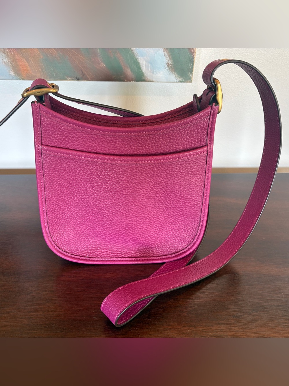 EUC Coach Emery Crossbody in pebbled leather